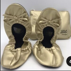 Sidekicks Foldable Ladies
Ballerina Flats and Travel Clutch size: M
